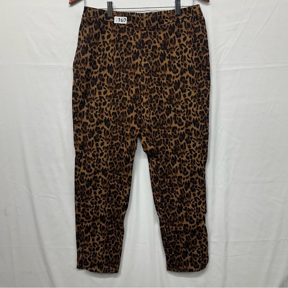 Isaac Mizrahi Pants - Isaac Mizrahi Leopard Print Stretch Pants Women’s Size 10